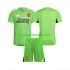 Camisola Manchester United Guarda-redes Criança Equipamento Primeiro 2023-2024 Manga Curta